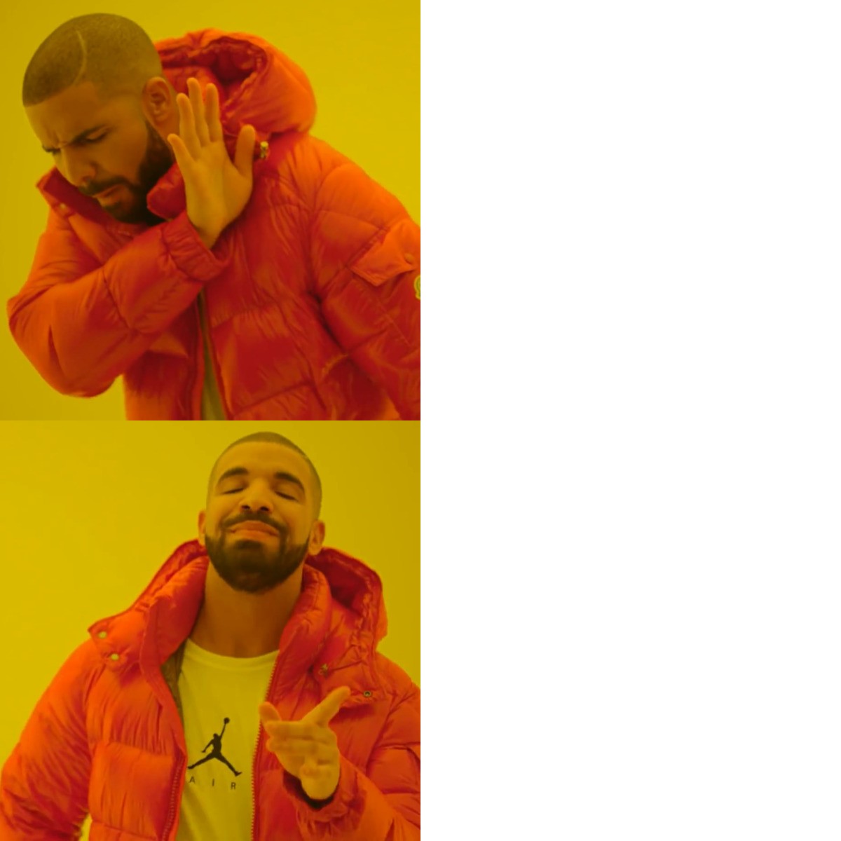 Drake Hotline Bling meme about MaryRuth Organics