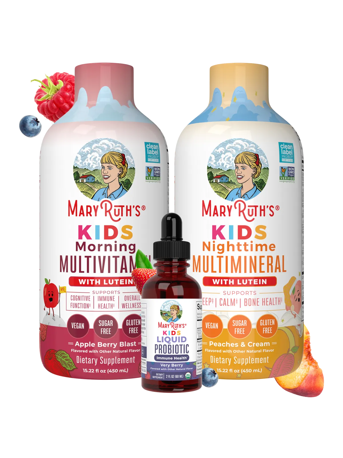 Kids Liquid Triad of Health bundle, three bottles