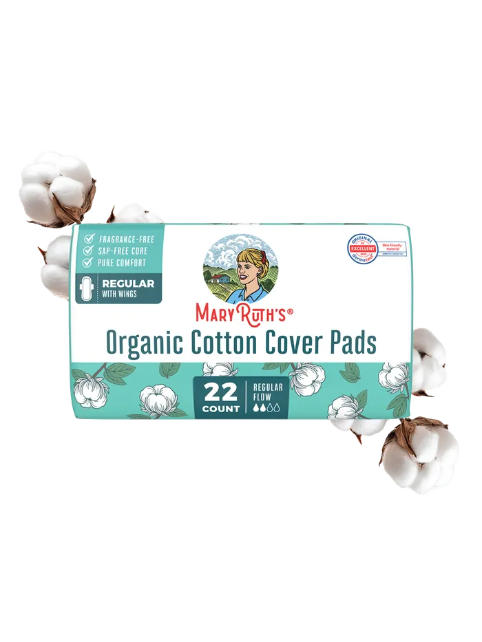 Organic Cotton Cover Pads (Regular) box